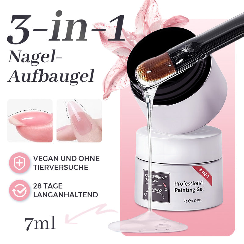 Transparentes Makellose Nagelbasis Haftgel für langlebige Gelnägel & Maniküre.