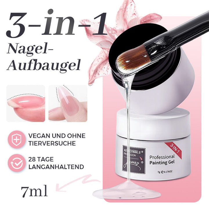 Transparentes Makellose Nagelbasis Haftgel für langlebige Gelnägel & Maniküre.