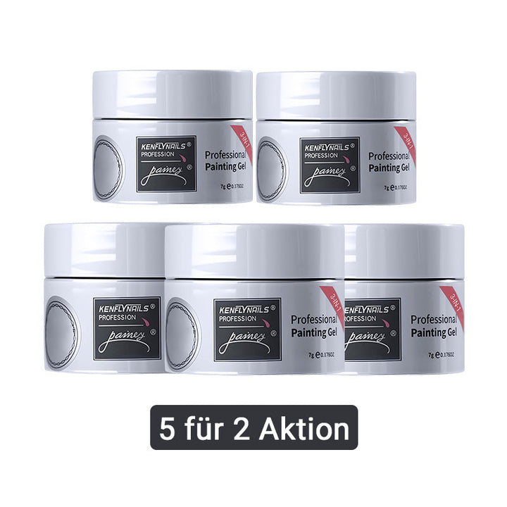 Perfekte, verstärkte Gelnägel dank Makellose Nagelbasis Haftgel. Transparentes Finish.