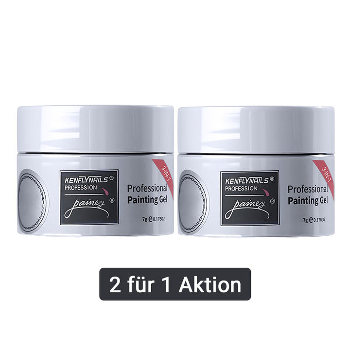 Makellose Nagelbasis Haftgel mit UV-Lampe. Transparentes Nagelgel für langanhaltende Maniküre.