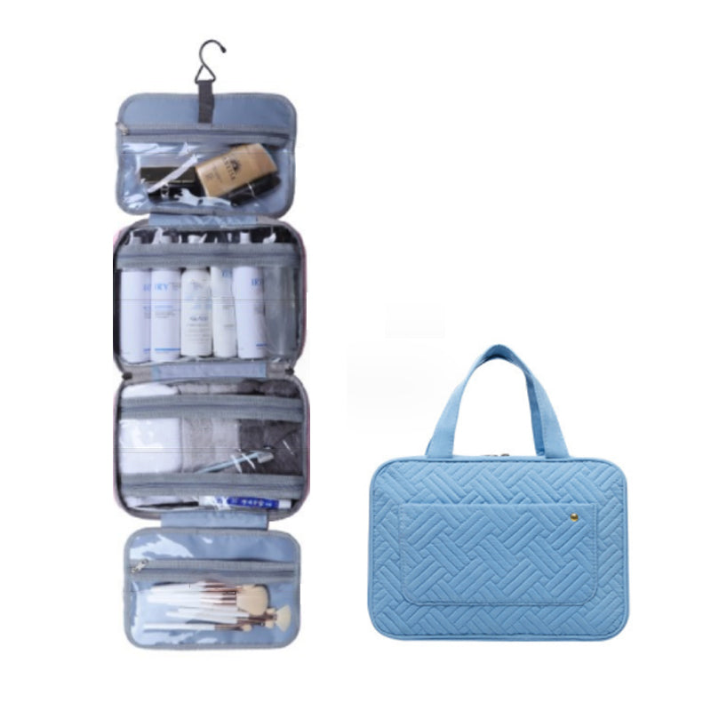 Reise-Kulturtasche Travelique, multifunktional, hängbar, wasserabweisend, für maximale Ordnung.