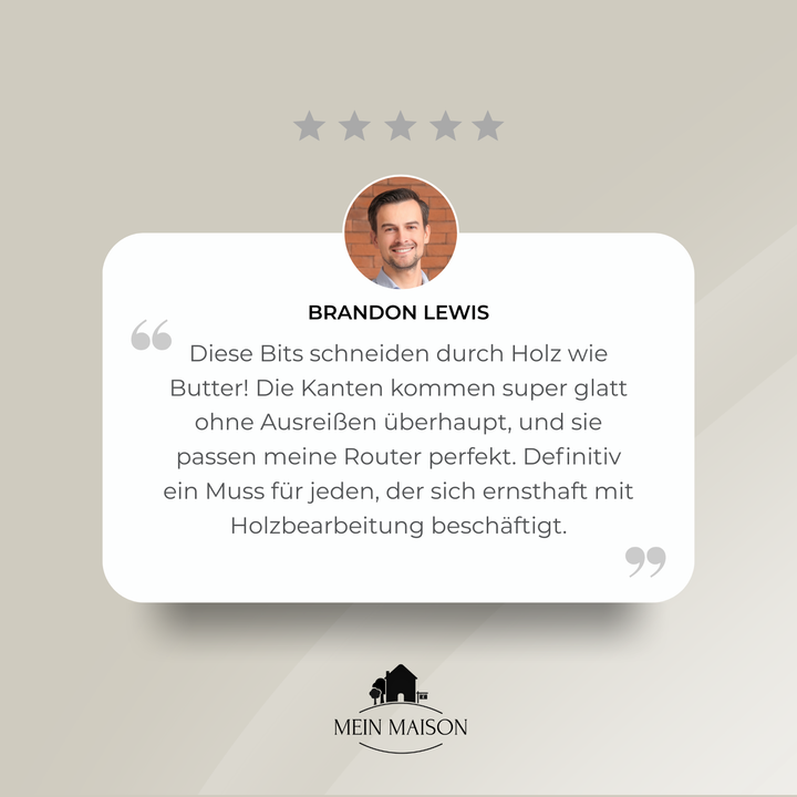 TrimBitMaster für perfekt glatte, gratfreie Kanten; unverzichtbares Werkzeug für feine Oberflächen.