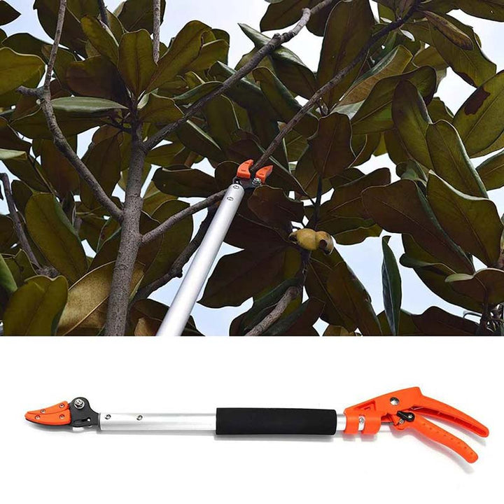 TrimReach Teleskop-Heckenschneider für hohe Hecken, leichtgewichtiges Gartengerät für mühelose Gartenpflege.
