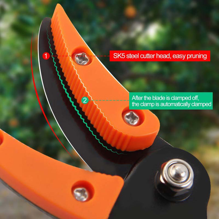 Ergonomischer TrimReach Heckenschneider mit langer Reichweite, ein praktisches Sicherheitswerkzeug für die Gartenpflege.