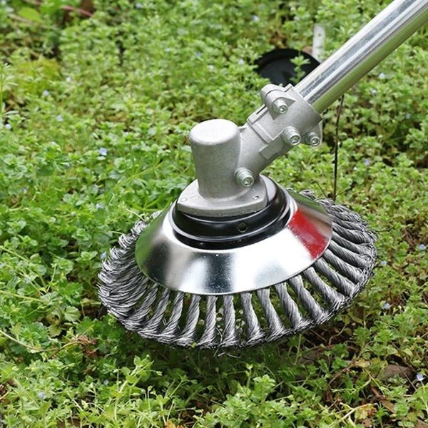 Langlebiger TurboTrimmer Unkrautentferner aus Kohlenstoffstahl, effizientes Gartenwerkzeug.