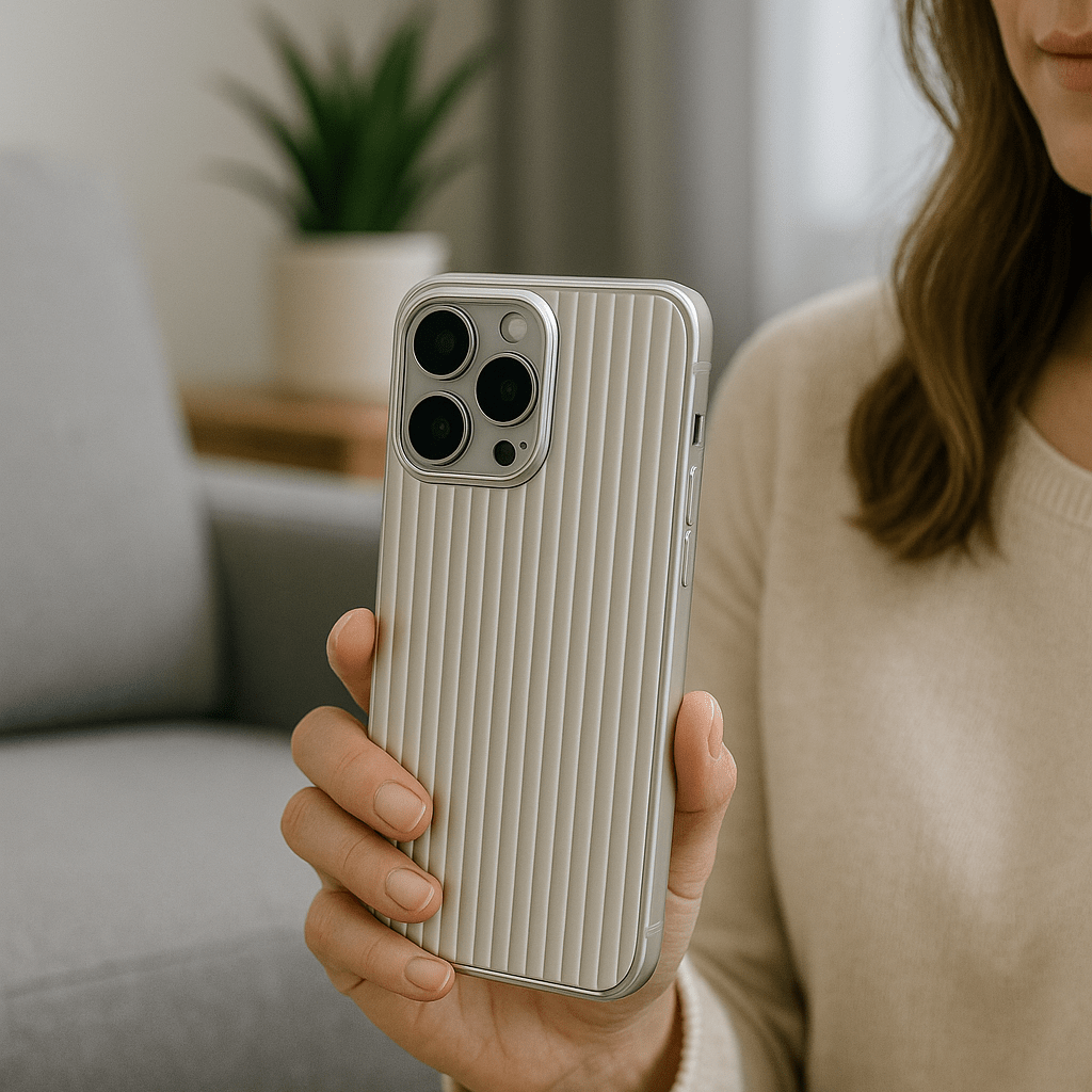 Schlanke, ultradünne iPhone Schutzhülle für minimalistisches Design & robusten Militärschutz gegen Stöße.