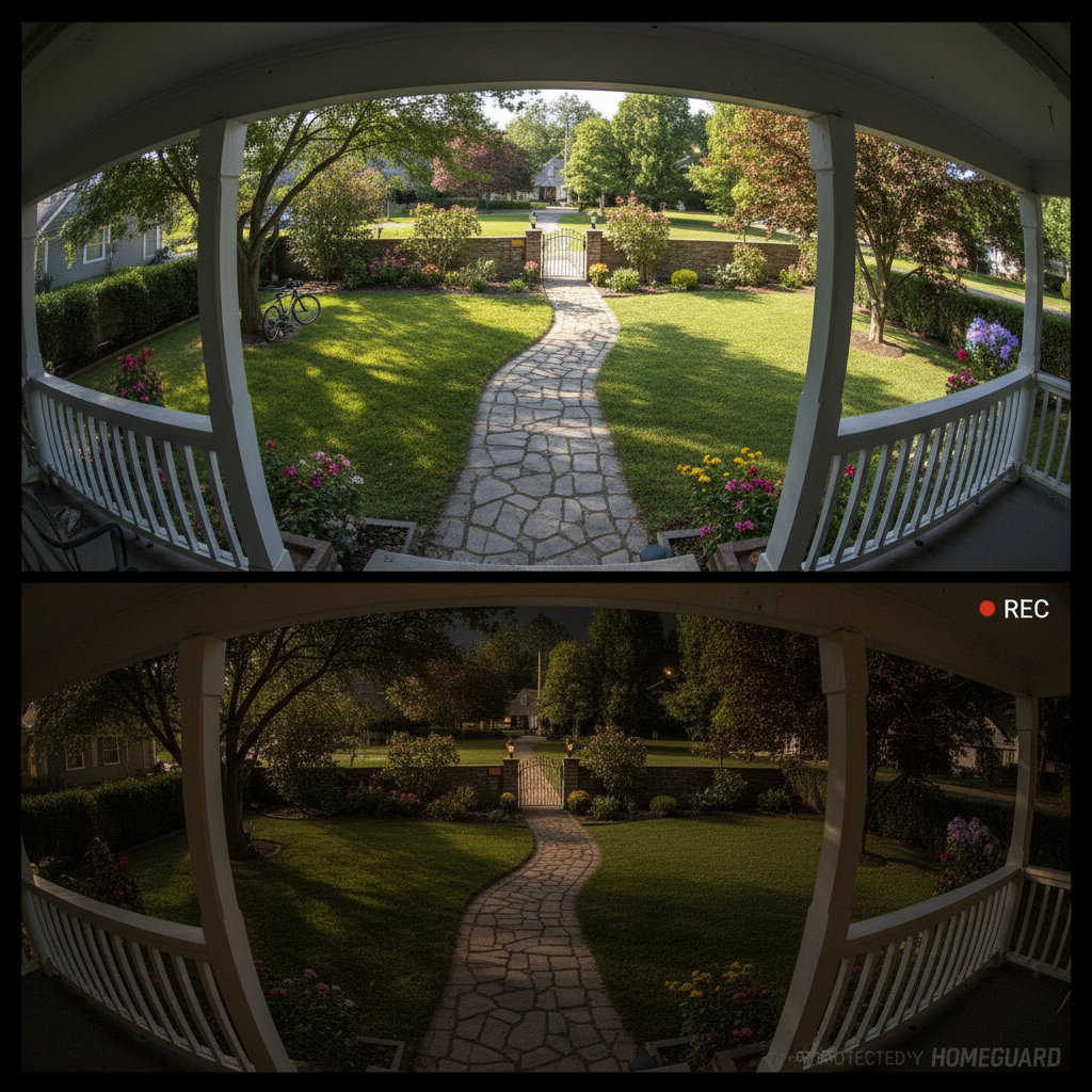 WLAN Sicherheitskamera mit Nachtsicht & Bewegungsmelder für zuverlässige Heimsicherheit.