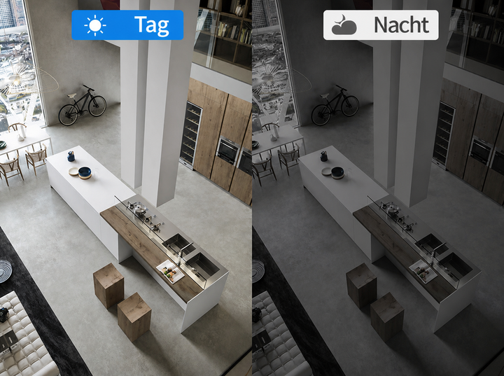Ultrakompakte WLAN-Überwachungskamera mit Nachtsicht und Bewegungssensor für maximale Sicherheit.