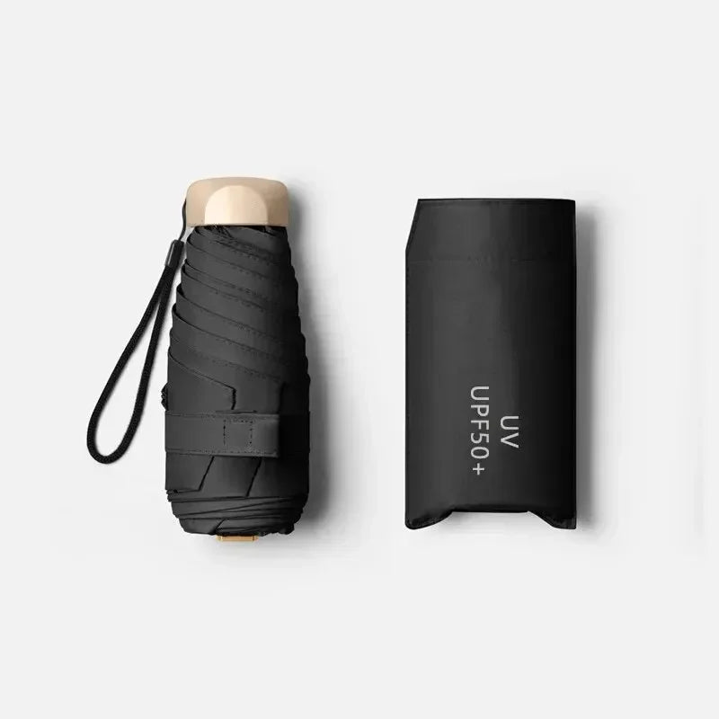 Mini-Sonnenschirm mit hohem UV-Schutz. Ultraleicht & kompakt für Outdoor & Reise.
