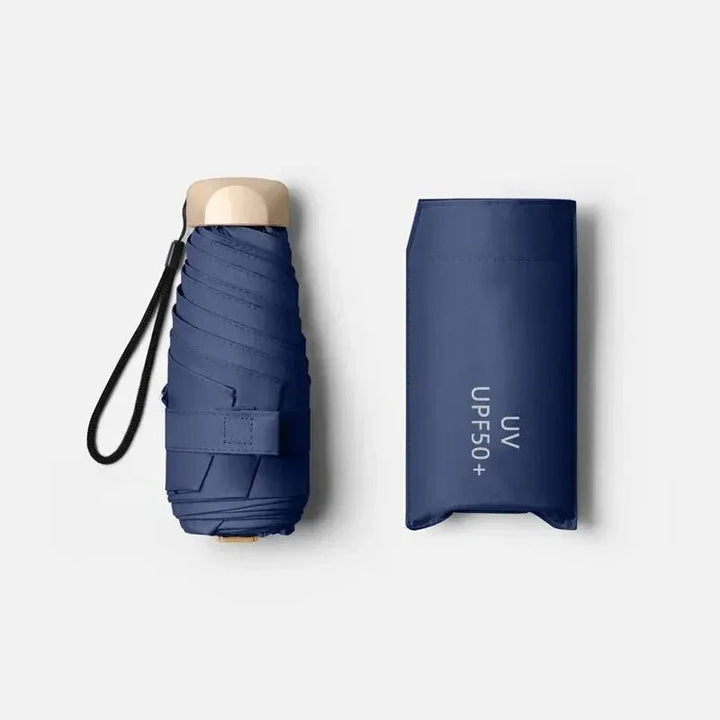 Unisex Mini-Schirm. Ultraleichter Taschenschirm mit UV- & Regenschutz für jede Reise.