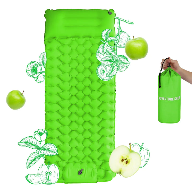 Strapazierfähige und wasserabweisende Outdoor-Isomatte, perfekt für nassen Untergrund.