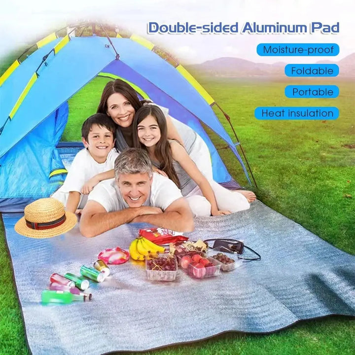 Wasserdichte Outdoor-Isomatte 2.5cm, ideal als Zeltunterlage für Camping, Wandern & Picknick.