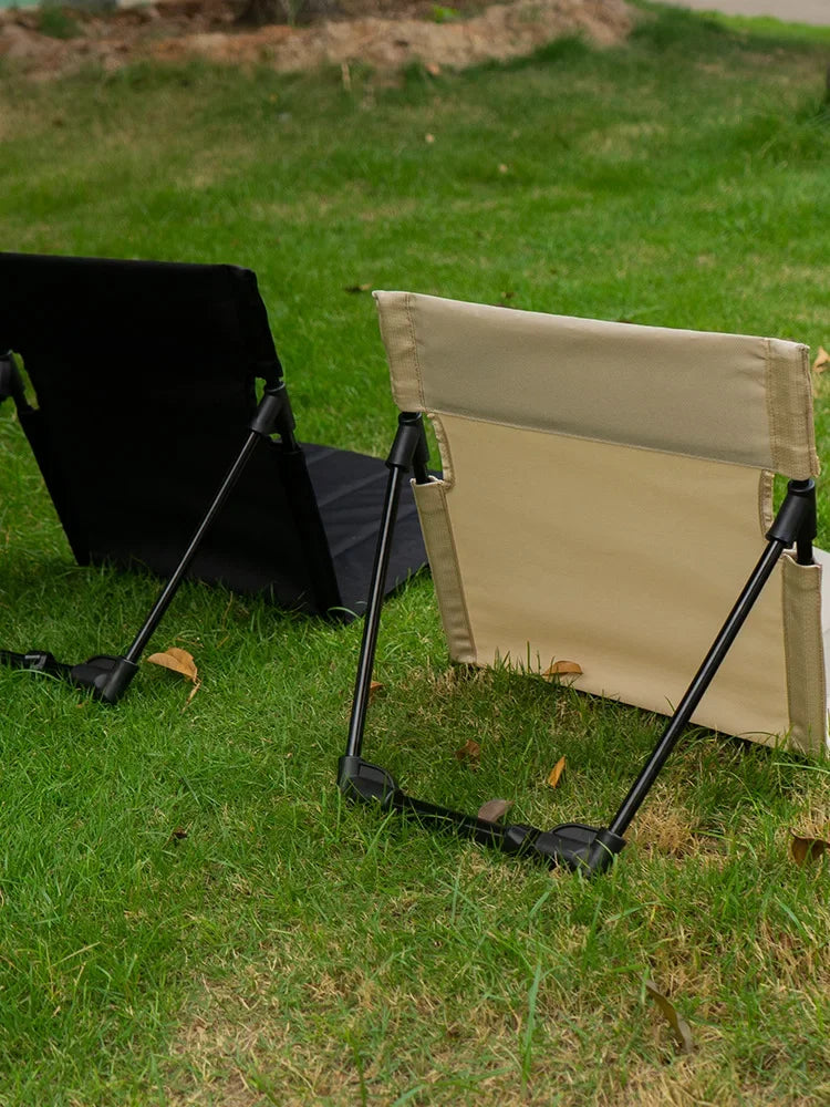 Faltbarer Ultraleicht-Campingstuhl aus Aluminium, perfekt für Rucksackreisen & Outdoor-Abenteuer.