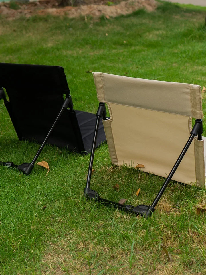 Faltbarer Ultraleicht-Campingstuhl aus Aluminium, perfekt für Rucksackreisen & Outdoor-Abenteuer.