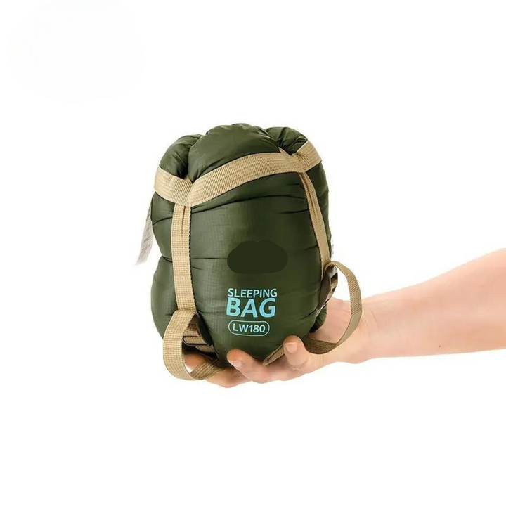 Ultraleichter Kompakt-Schlafsack für Camping, Wandern & Outdoor-Reisen, 10-20°C.