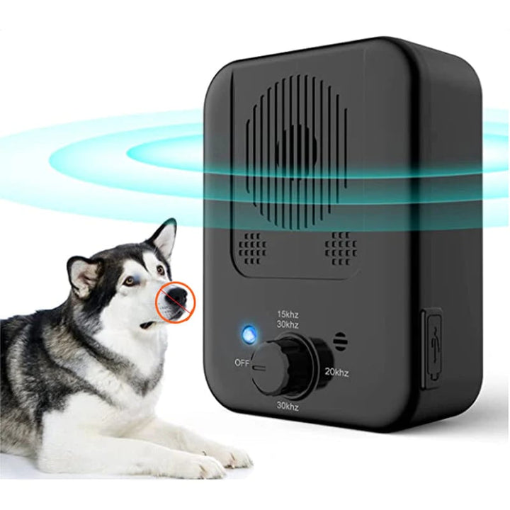 Ultraschall-Antibellgerät für effektive Bellkontrolle bei Hunden zuhause & im Garten.