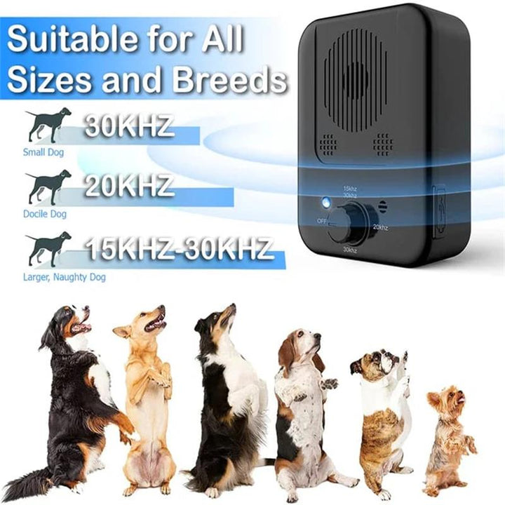 Hundetraining Ultraschall-Gerät gegen übermäßiges Bellen. Sorgt für eine ruhige Umgebung und besseres Hundeverhalten.