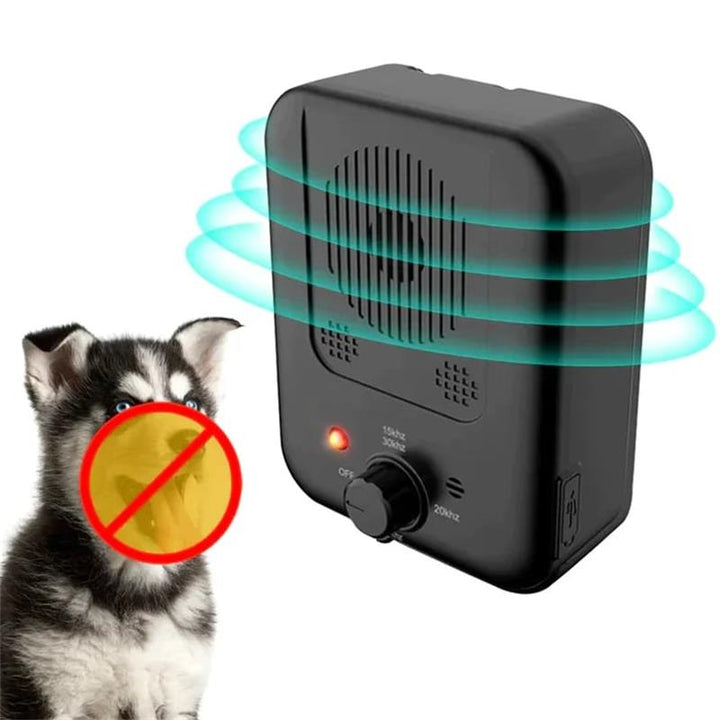 Modernes Bellkontrollgerät mit Ultraschall für Hunde. Hilft bei Verhaltenstraining und schafft eine angenehme Stille.