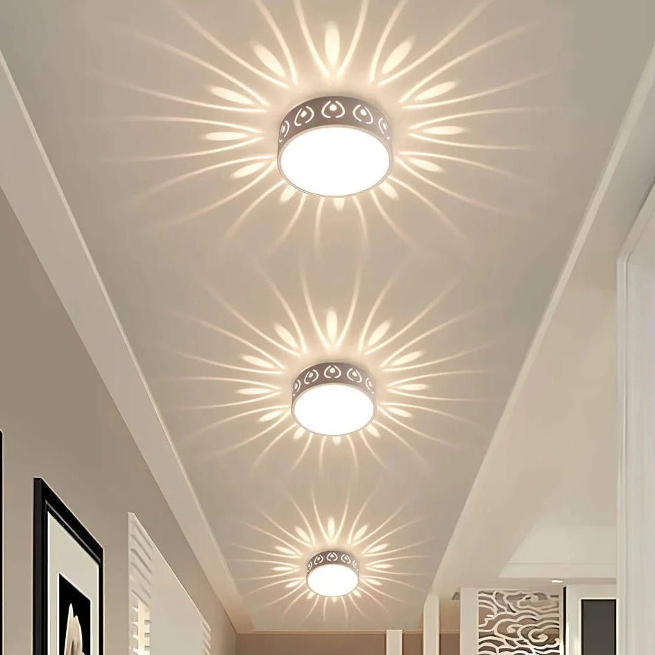 LED-Deckenleuchte, ideal als Wohnzimmerlampe, Flurleuchte, Küchenbeleuchtung. Schlankes, modernes Design.