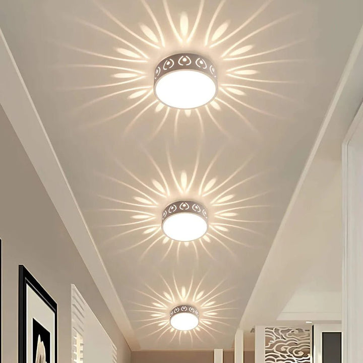 LED-Deckenleuchte, ideal als Wohnzimmerlampe, Flurleuchte, Küchenbeleuchtung. Schlankes, modernes Design.