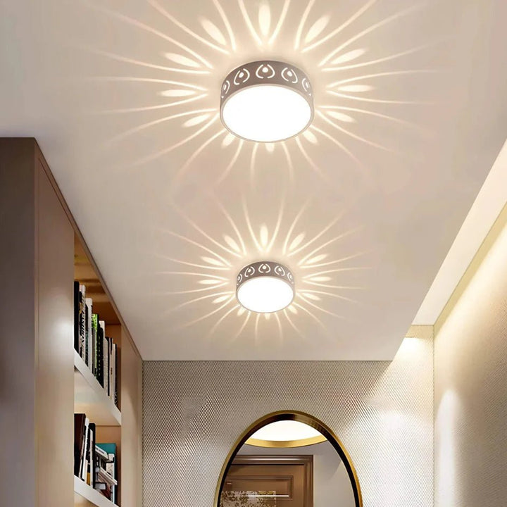 Energieeffiziente LED-Deckenleuchte. Ultraschlankes Design für modernes Wohnen. Perfekt als Innenlicht.