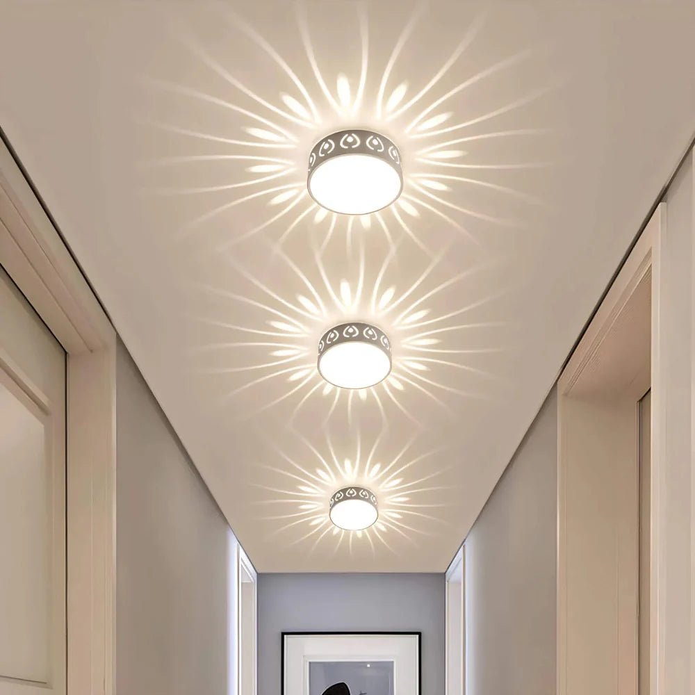 Schlankes Design LED-Deckenleuchte. Perfekt für modernes Wohnen und als elegante Deckenlampe im Innenbereich.