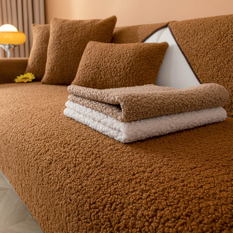 Superweicher Teddyfleece Schonbezug, warm & gemütlich, ideal für kalte Tage und entspannte Stunden.