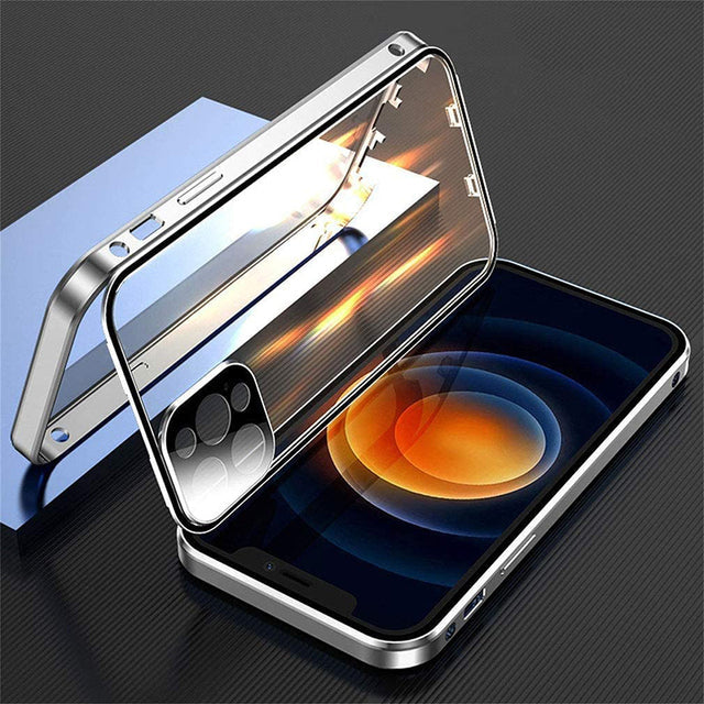 Vollständige iPhone-Handyhülle mit 360° Magnetschutz und Displayschutz. Ideales iPhone Zubehör.