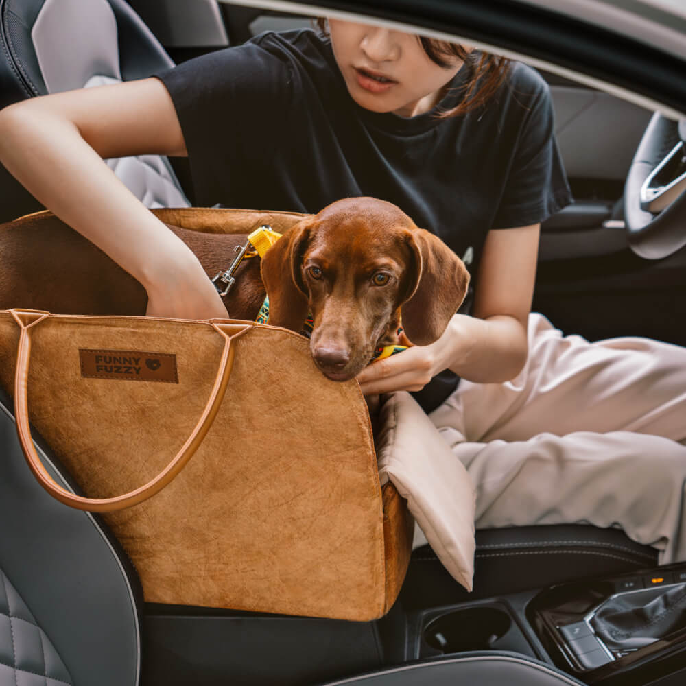 Sicherer Tiercarrier für kleine Haustiere, modisches Design, für jede Reise.