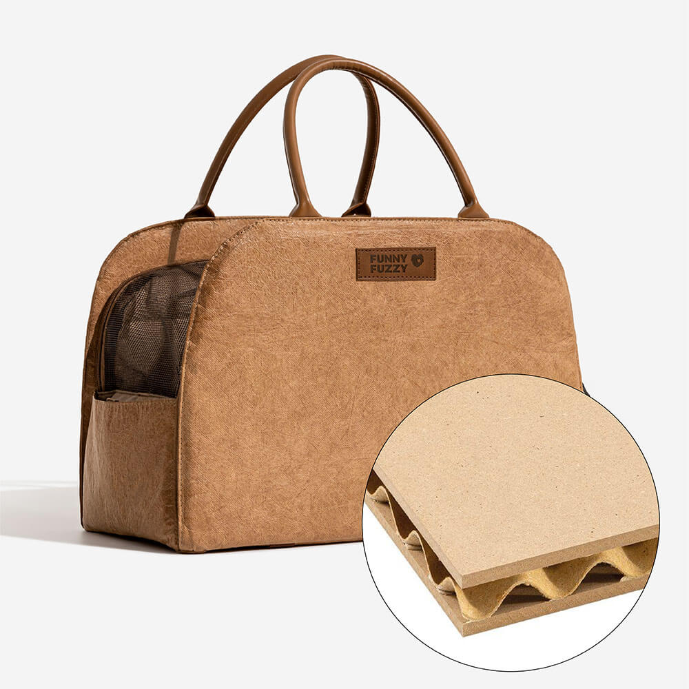 Stilvolle Haustier-Reisetasche, multifunktional für Spaziergänge & Reisen.