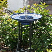 Zentrales Solar-Wasserspiel für den Garten, ideal als Springbrunnen-Dekoration und umweltfreundliche Teich-Pumpe.