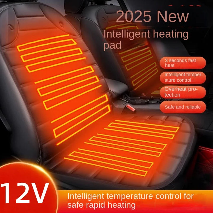 Komfortables Sitzkissen und Wärmekissen mit 12V-Sitzheizung für optimalen Winterkomfort im Auto.