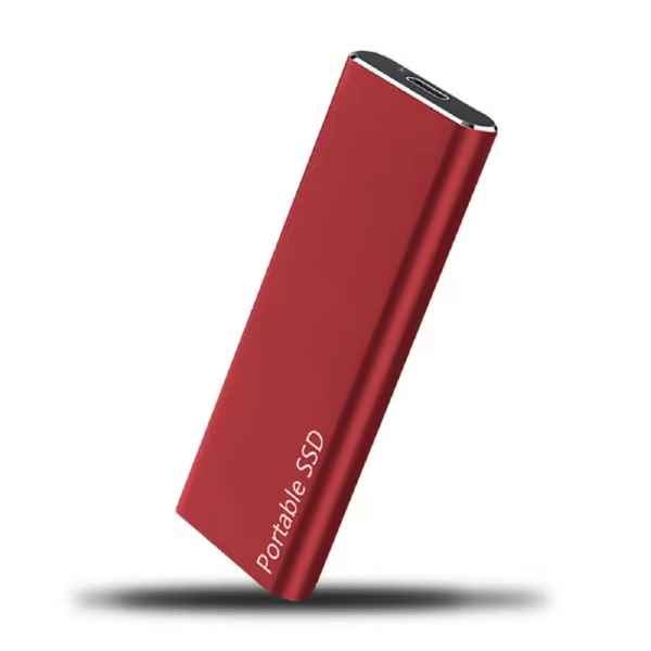 Tragbare 4TB externe SSD Festplatte, kompakt und schnell via USB-C, perfekt für umfangreiche Datensicherung.