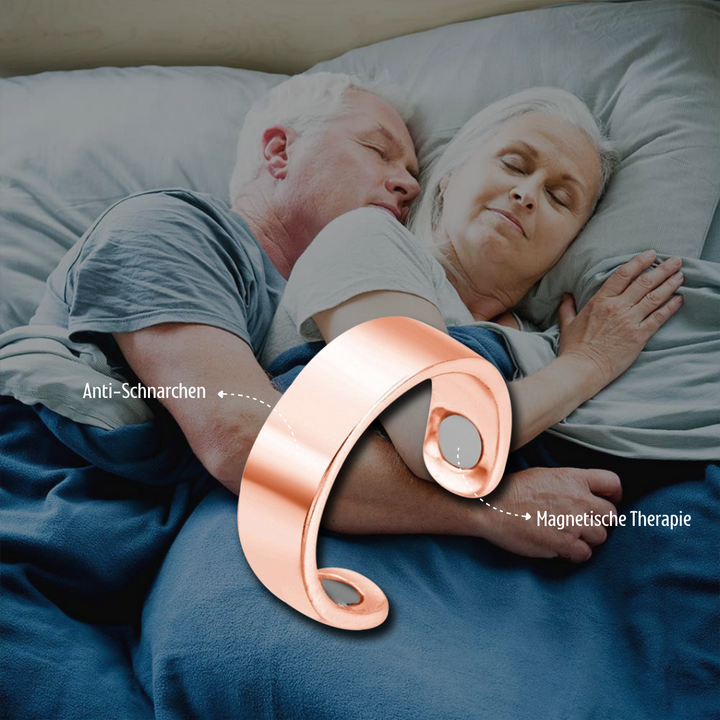 Unisex Akupressur Anti-Schnarch-Ring aus Silikon für besseren Schlaf und weniger Schnarchen.