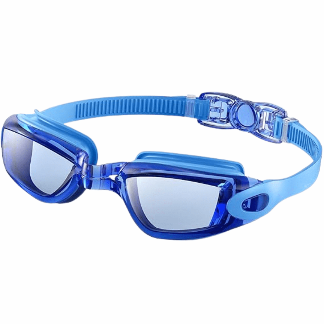 Unisex Schwimmbrille mit Anti-Beschlag & UV-Schutz, ideal für Sport, Training & Freizeit im Wasser.