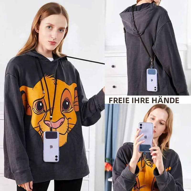 Anti-Diebstahl-Handykette, ideal für Reisen & Festivals. Hält Ihr Smartphone sicher am Körper.