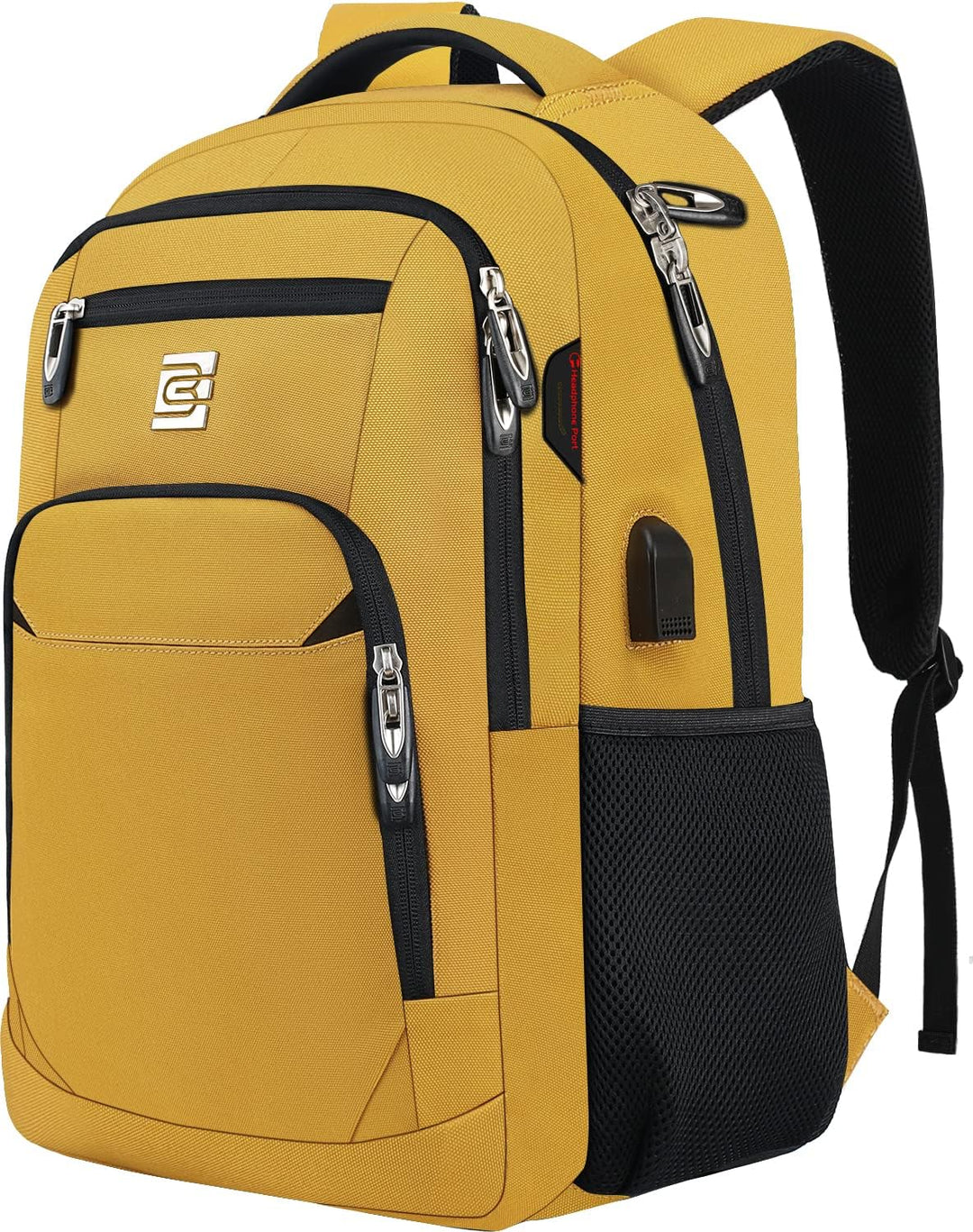 Wasserabweisender Anti-Diebstahl Rucksack, USB-fähig, ideal für sichere Pendler-Fahrten.