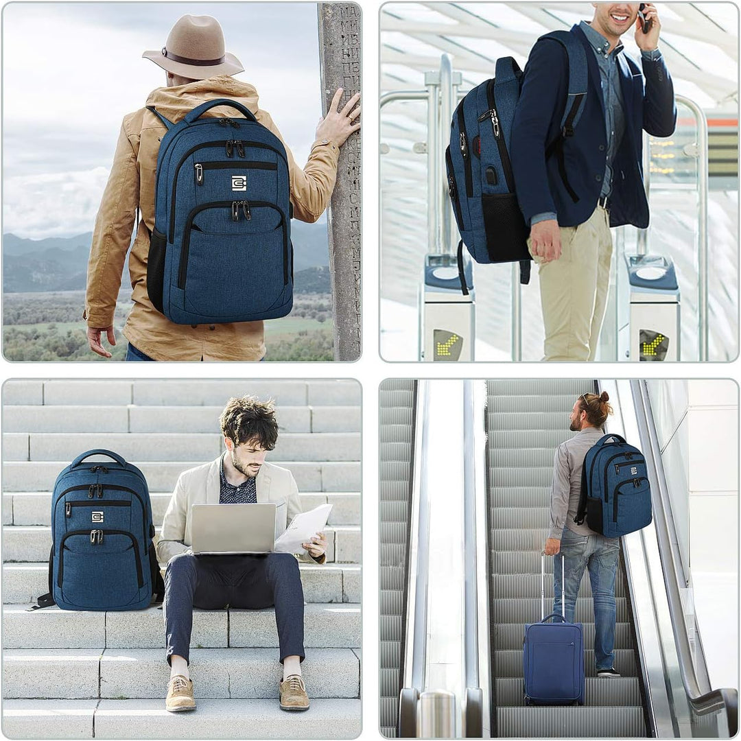 Unisex Reise-Rucksack mit Diebstahlschutz, USB-Port und viel Organisation für Ihr Gepäck.