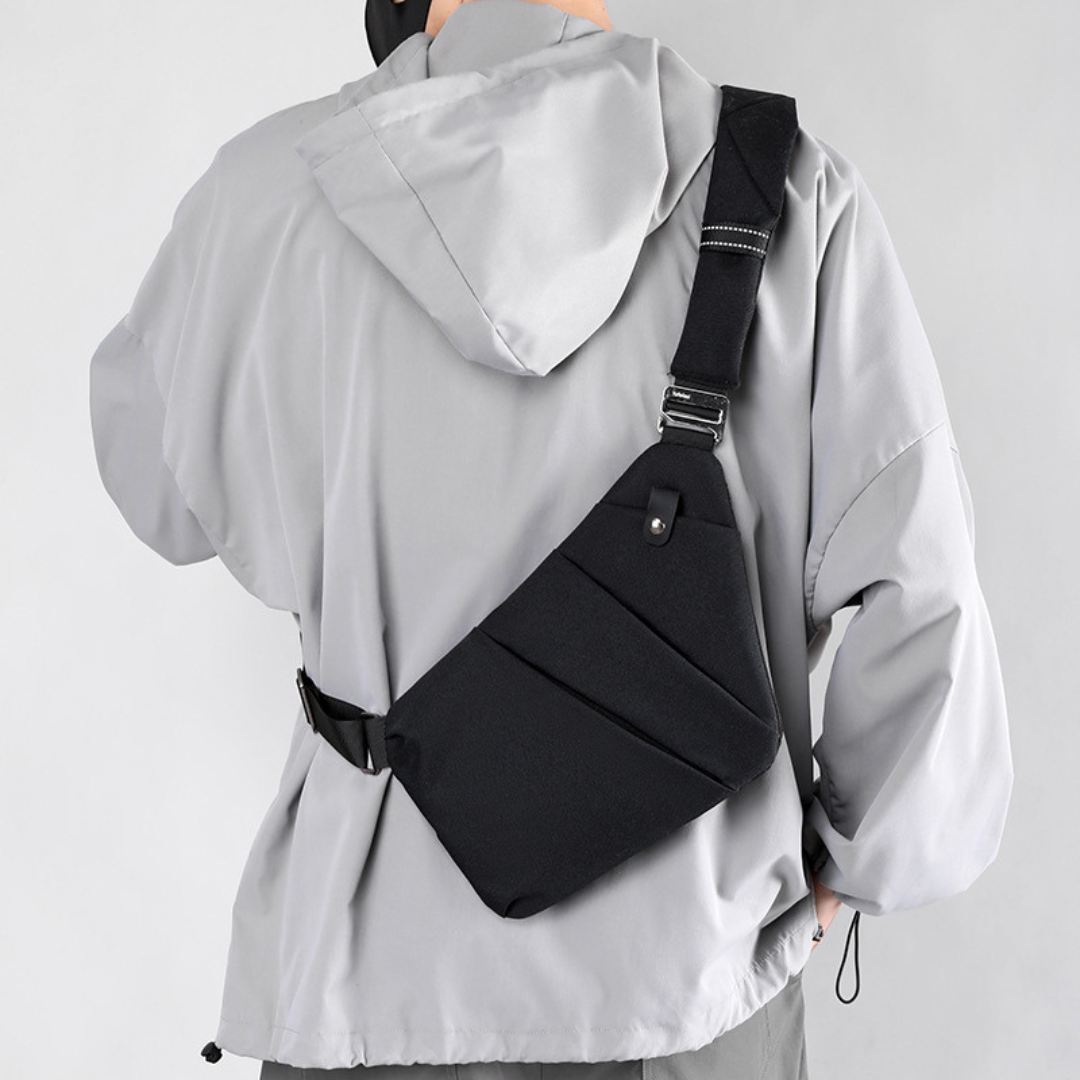 Unisex Anti-Diebstahl Umhängetasche: sicher & stylisch für Alltag & Reise. Kompakter Schutz für Wertsachen.