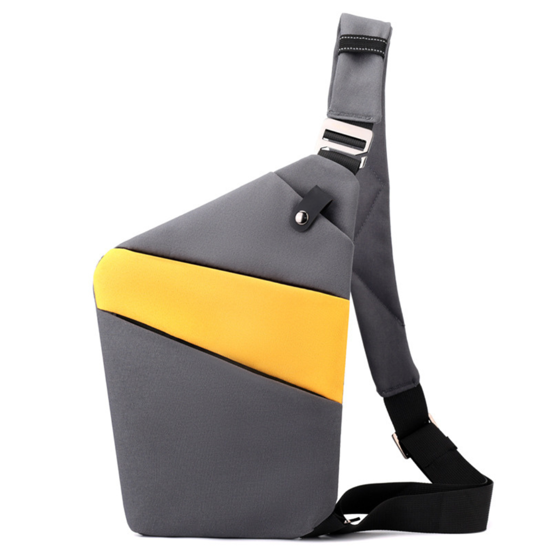 Minimalistische Anti-Diebstahl Schultertasche. Cleveres Design trifft auf maximale Sicherheit für den Alltag.