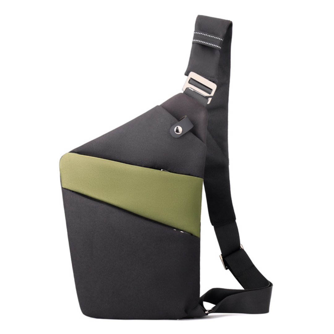 Stilvolle Anti-Diebstahl Tasche für Damen. Kombiniert Eleganz mit praktischen Sicherheitsmerkmalen.