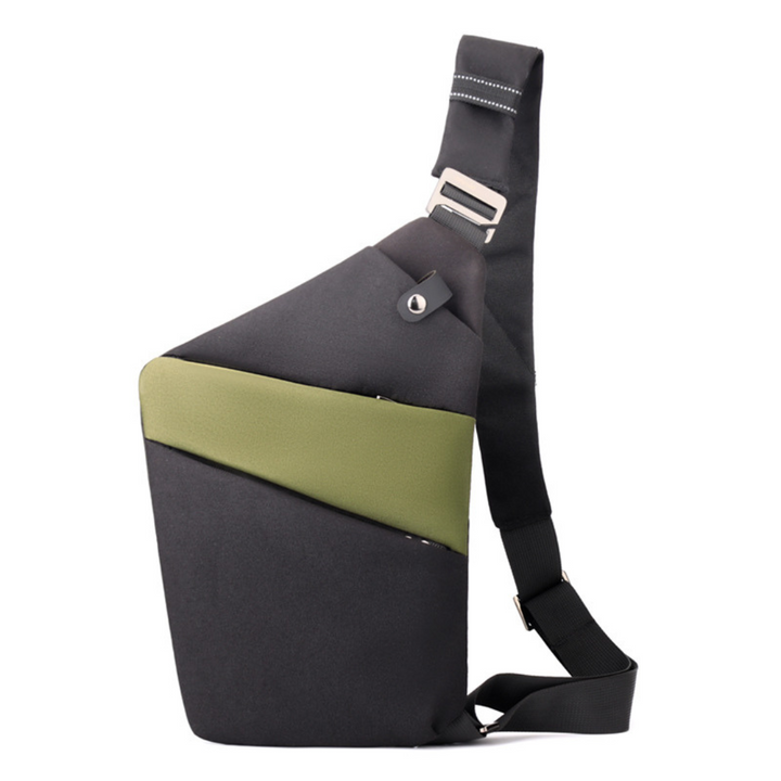 Stilvolle Anti-Diebstahl Tasche für Damen. Kombiniert Eleganz mit praktischen Sicherheitsmerkmalen.