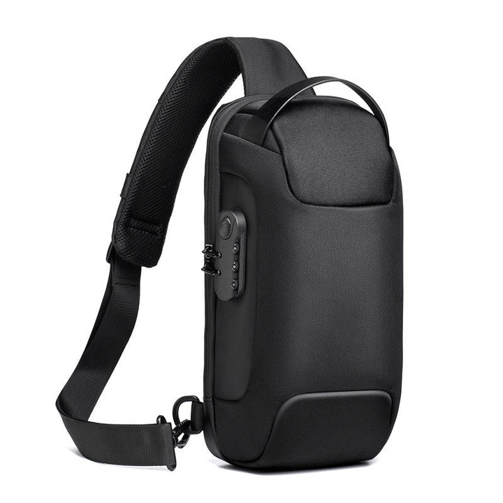 Unisex Anti-Diebstahl Umhängetasche, wasserdicht, für Reisen & Alltag, sichere Aufbewahrung Ihrer Wertsachen.