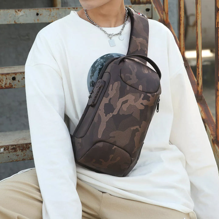 Praktische Anti-Diebstahl Schultertasche, wasserdicht & sicher, perfekt für Reisen & Pendeln, im unisex Design.