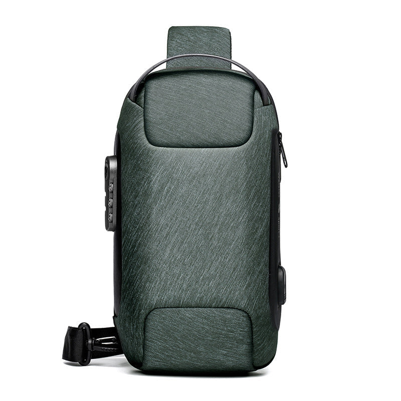 Vielseitige Anti-Diebstahl Tasche für den Alltag, unisex, wasserfest, schützt Ihre persönlichen Gegenstände.