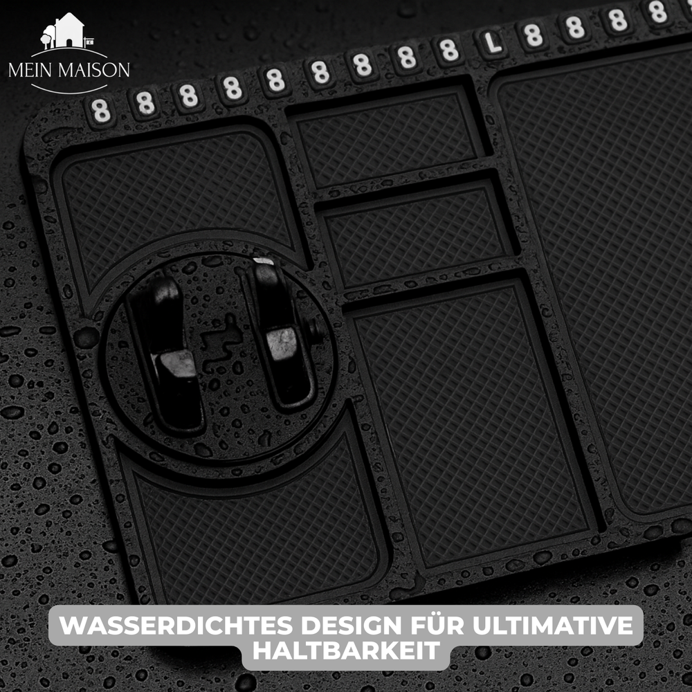 Praktische Kfz-Handyhalterung als Anti-Rutsch-Matte. Universal für alle Smartphones.