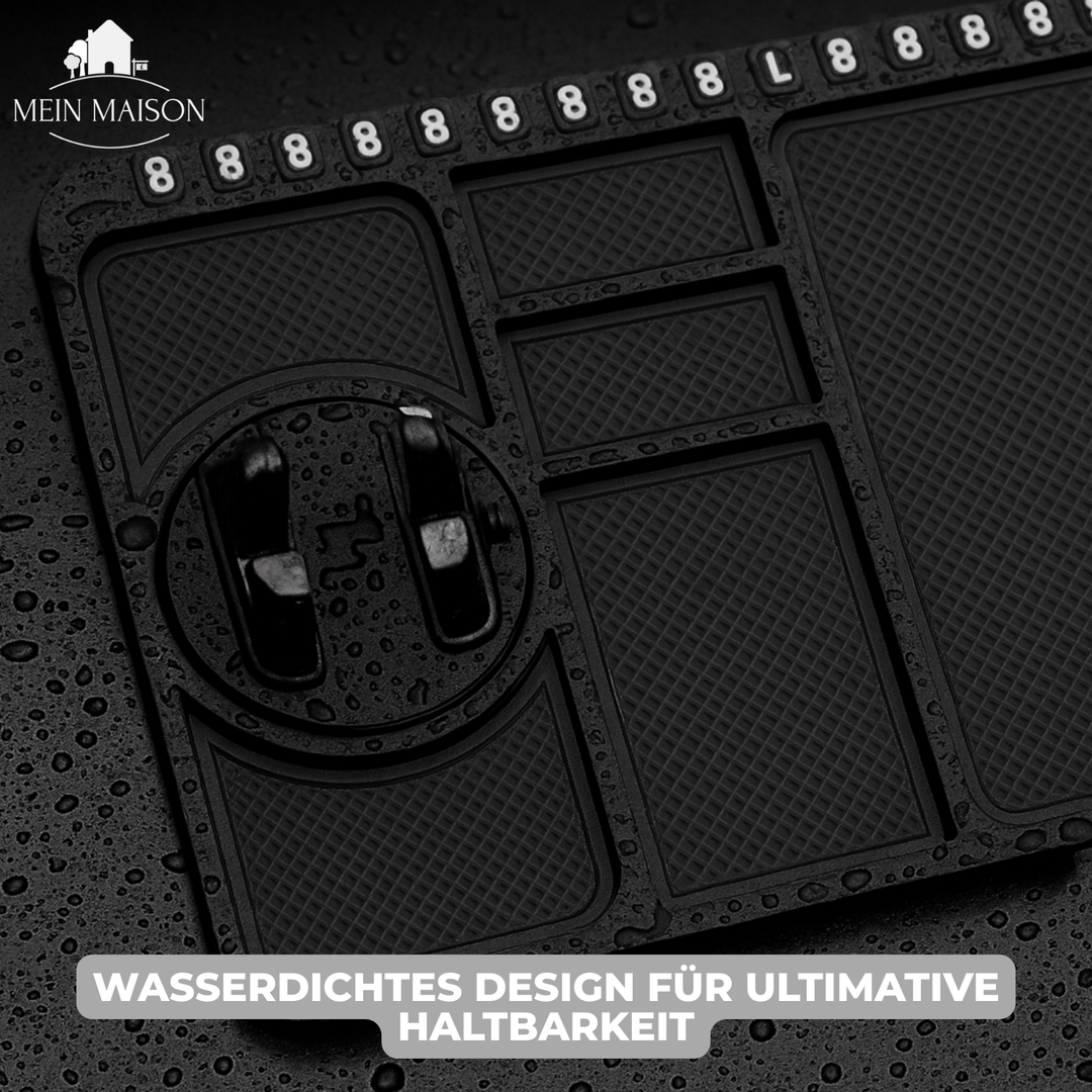 Praktische Kfz-Handyhalterung als Anti-Rutsch-Matte. Universal für alle Smartphones.