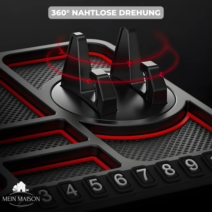 Robuste Anti-Rutsch Handyhalterung für Kfz-Armaturenbrett. Ideal für sichere Navigation.