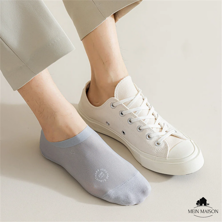 Unsichtbare Kurzsocken, perfekt für Sommer. Bieten festen Halt & langanhaltende Frische.