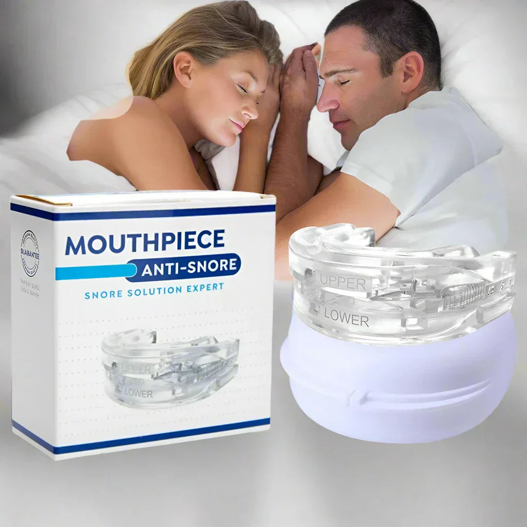Unisex Anti-Schnarch-Mundschutz & Zahnschutz für erholsamen Schlaf und bessere Atemwege.